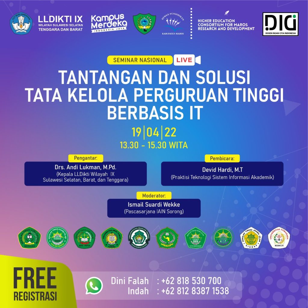 TANTANGAN DAN SOLUSI TATA KELOLA PERGURUAN TINGGI BERBASIS IT - Mataer ...